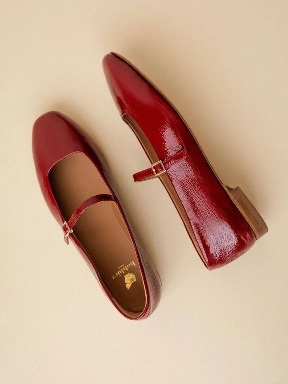 Bobbies Paris Red Mary Jane Ballerina Flats (Size 8.5) - Picture 3 of 9